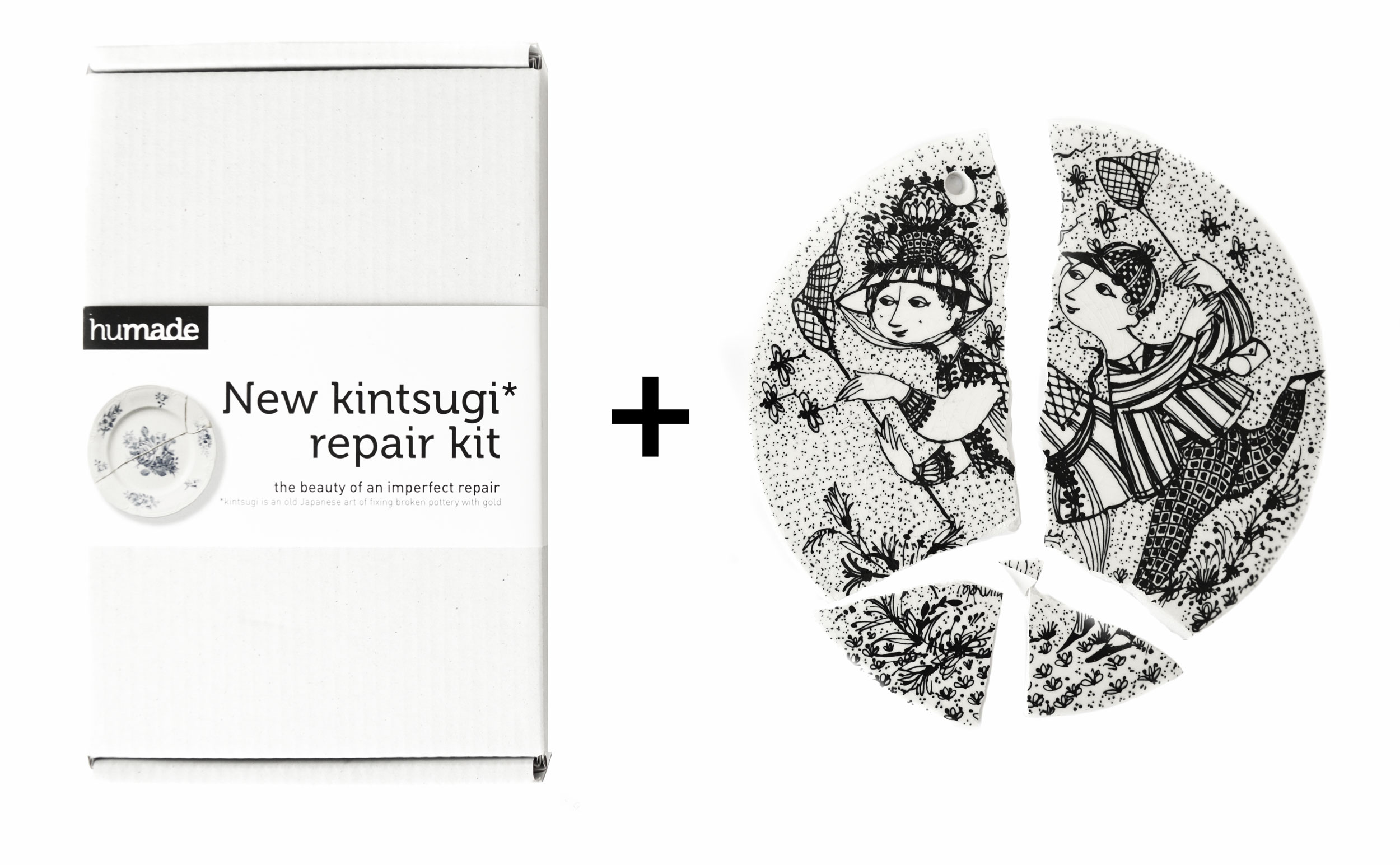 Kintsugi - Fixing broken pottery with gold