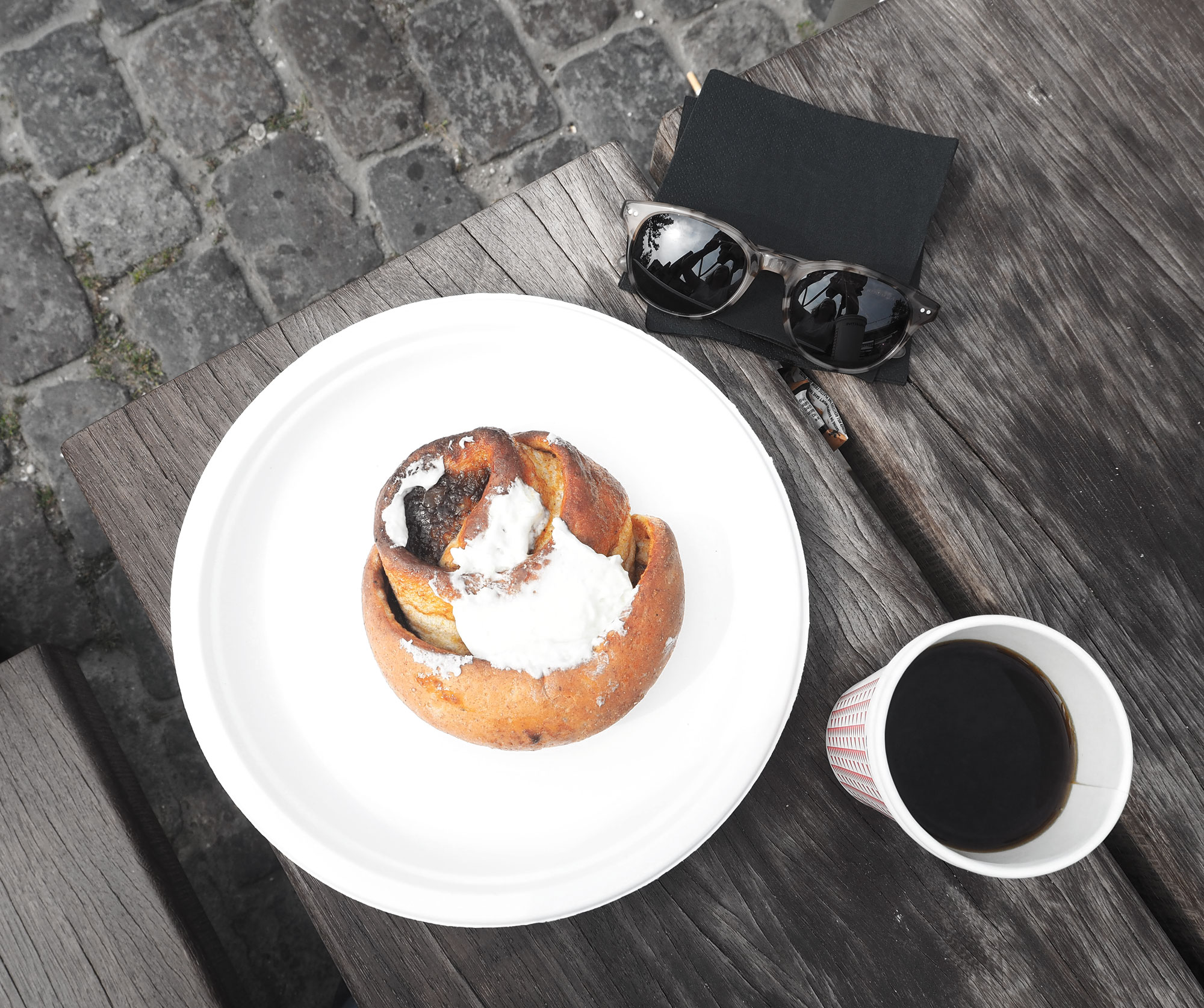 Danish Coffee and Cinnamon bun