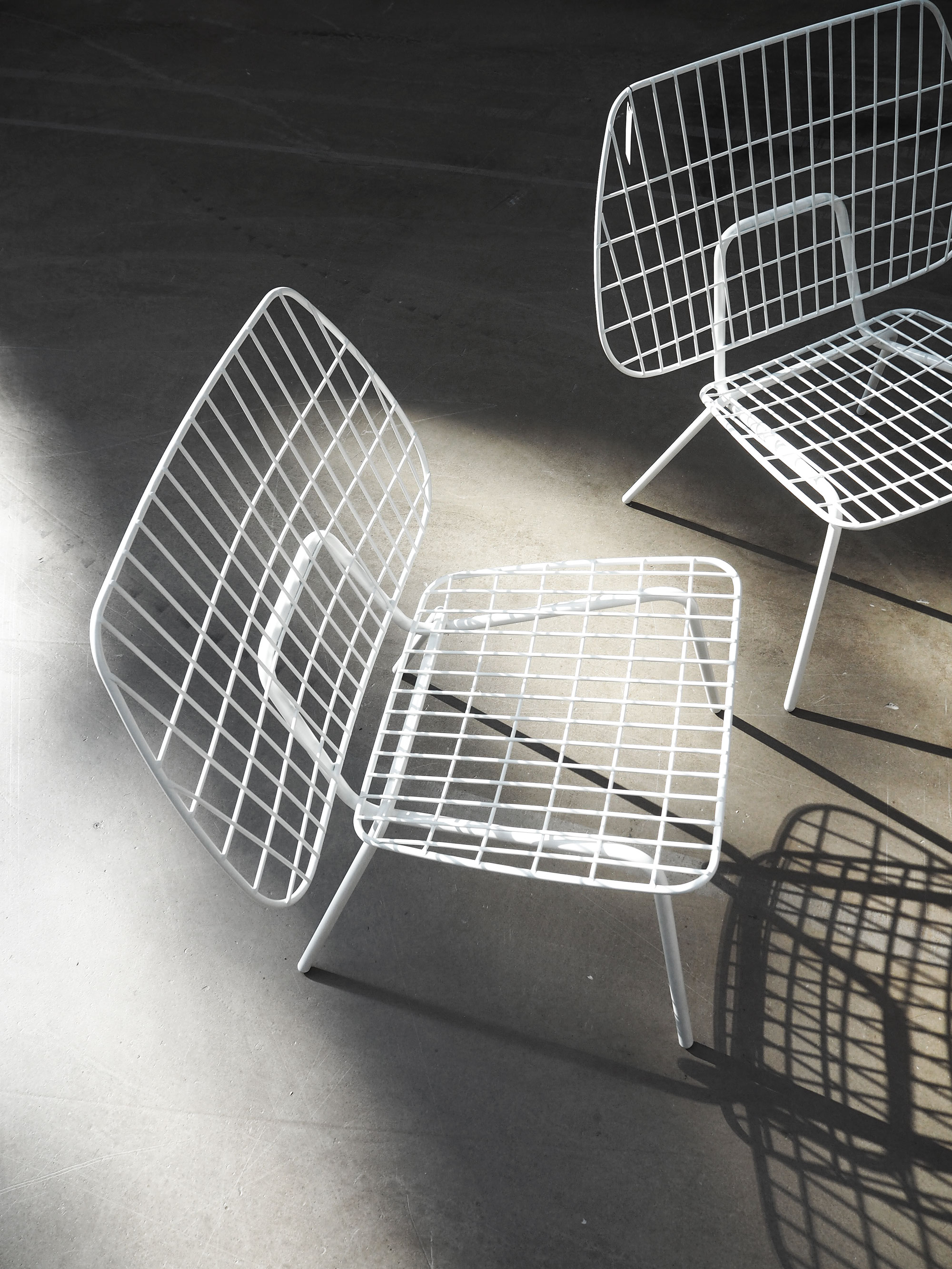 Wire chair by Menu