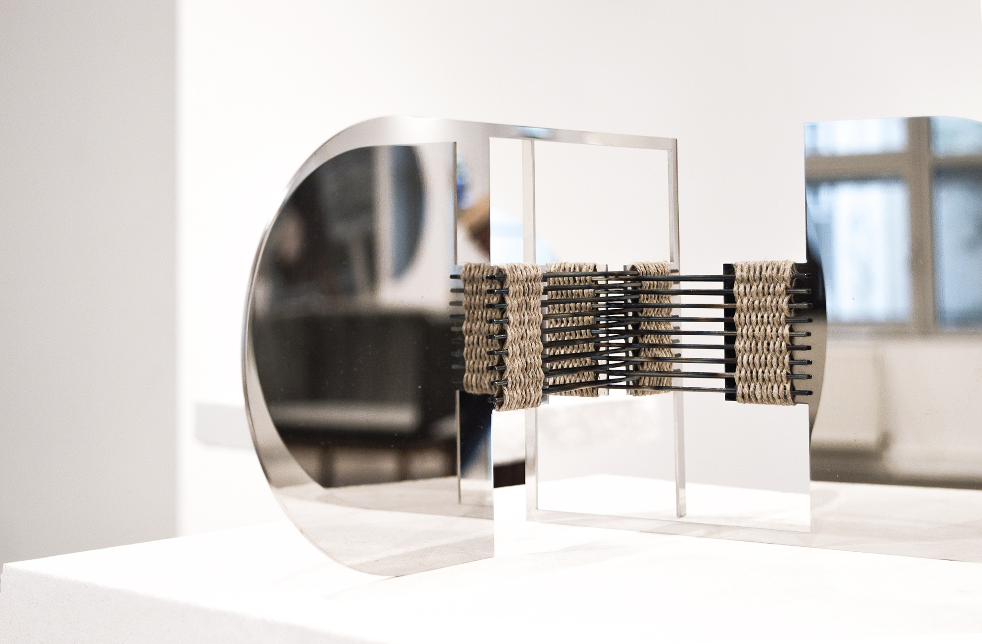 Woven Mirror by Elkeland studio Woven Mirror by Elkeland studio at northmodern Copenhagen