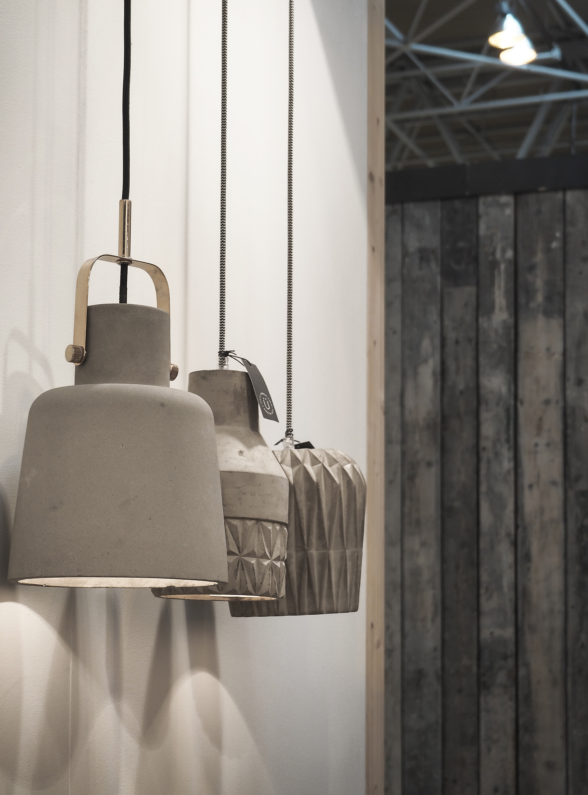 Hübsch concrete pendants