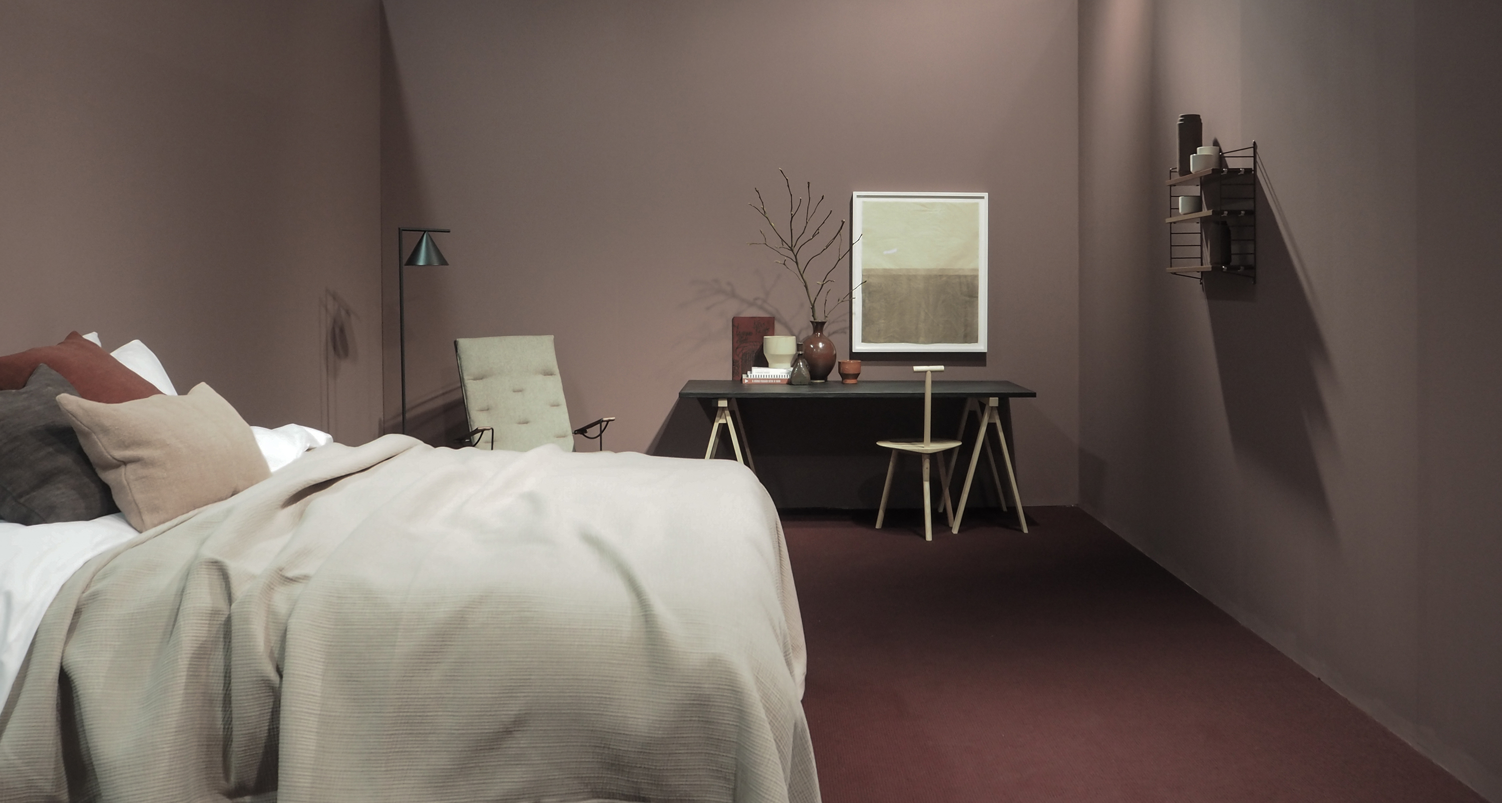 Earthy colour tones, styling by Lotta Agaton