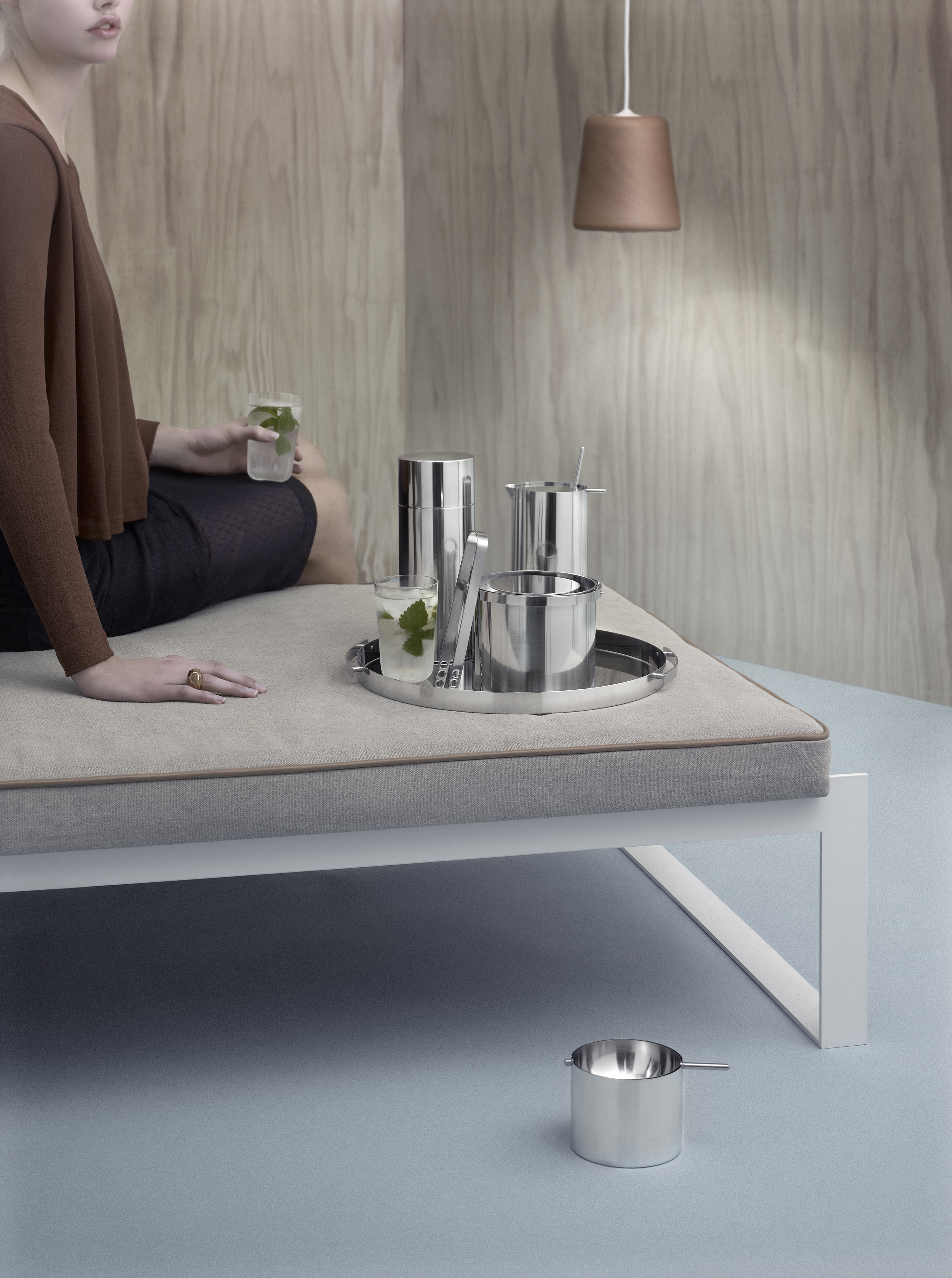 Modern classic Cylinda-line cocktail range by Arne Jacobsen