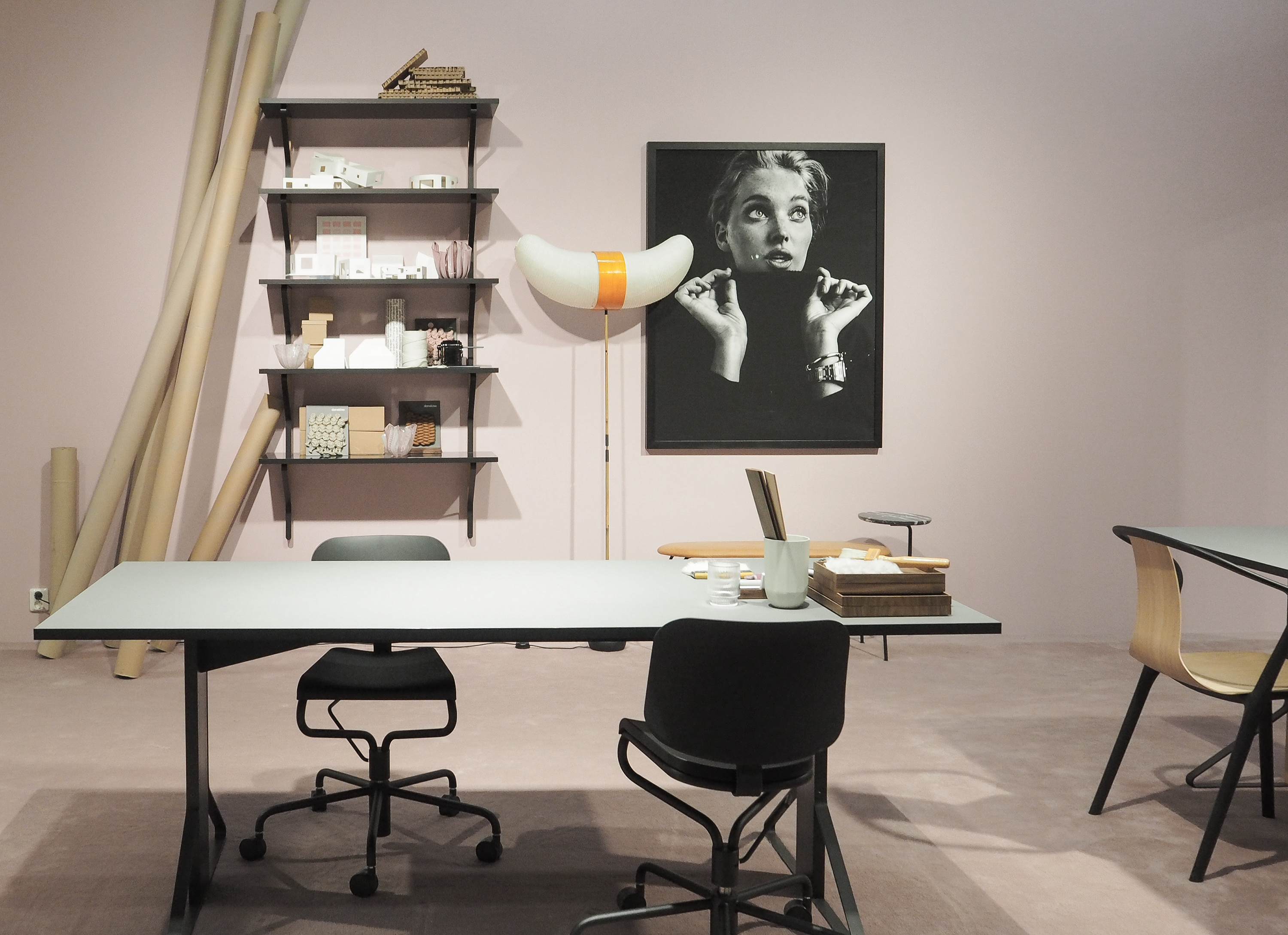 Pink office, Styling by Lotta Agaton