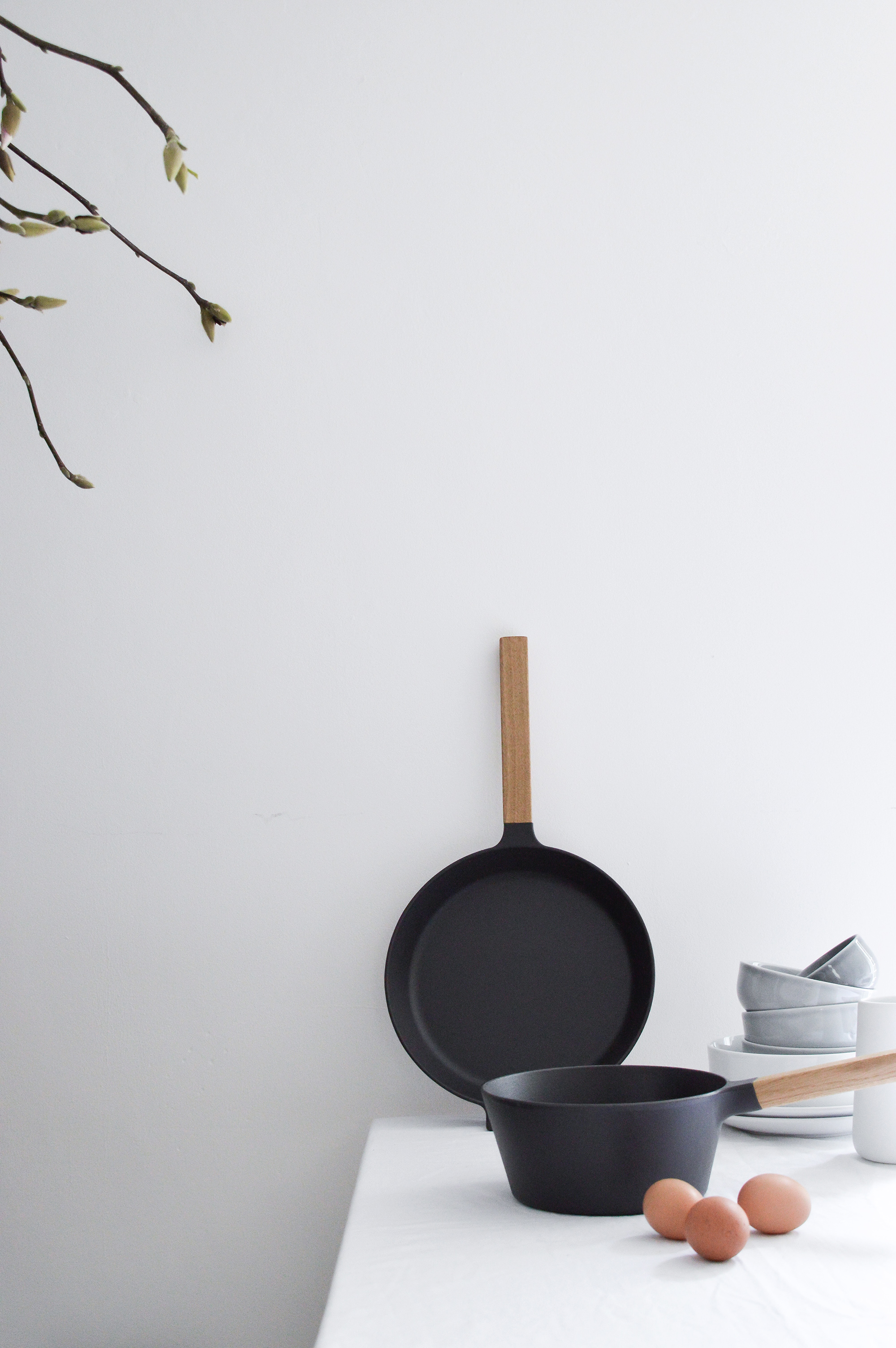 Springtime hygge with Morsø, Danish cookware, simple kitchen styling, scandinavian 