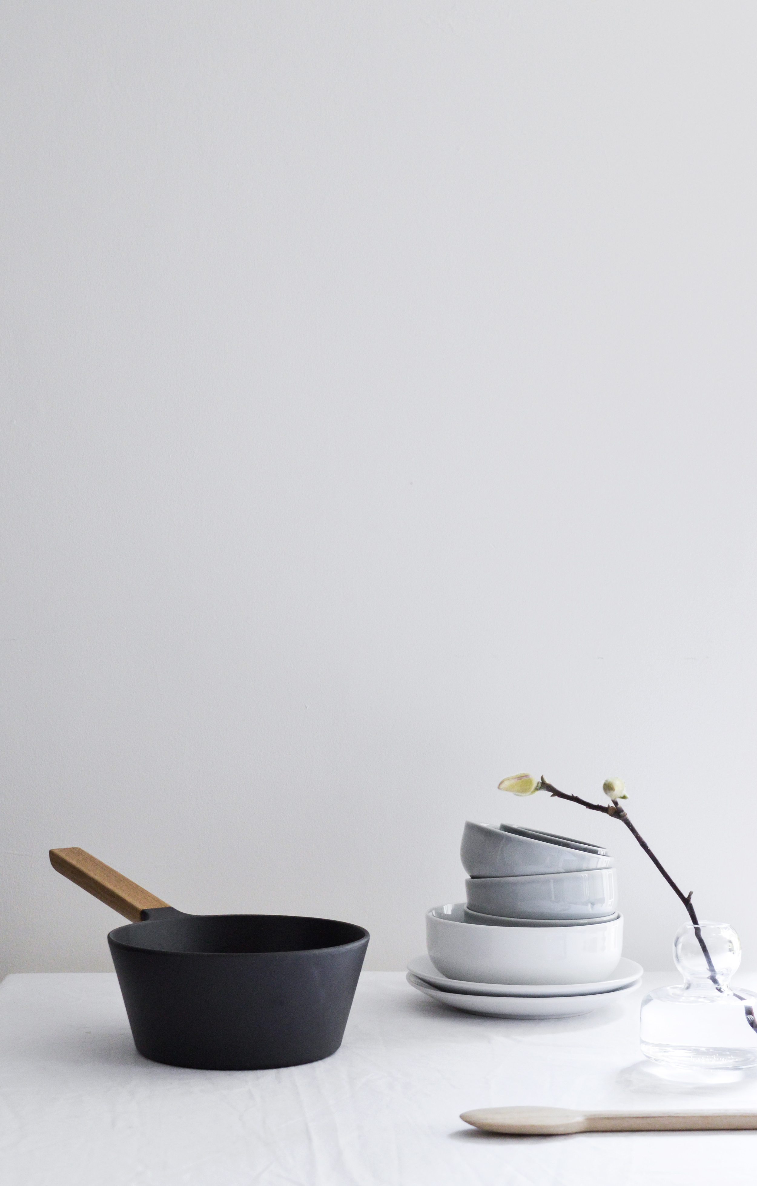 A simple spring kitchen styled table 