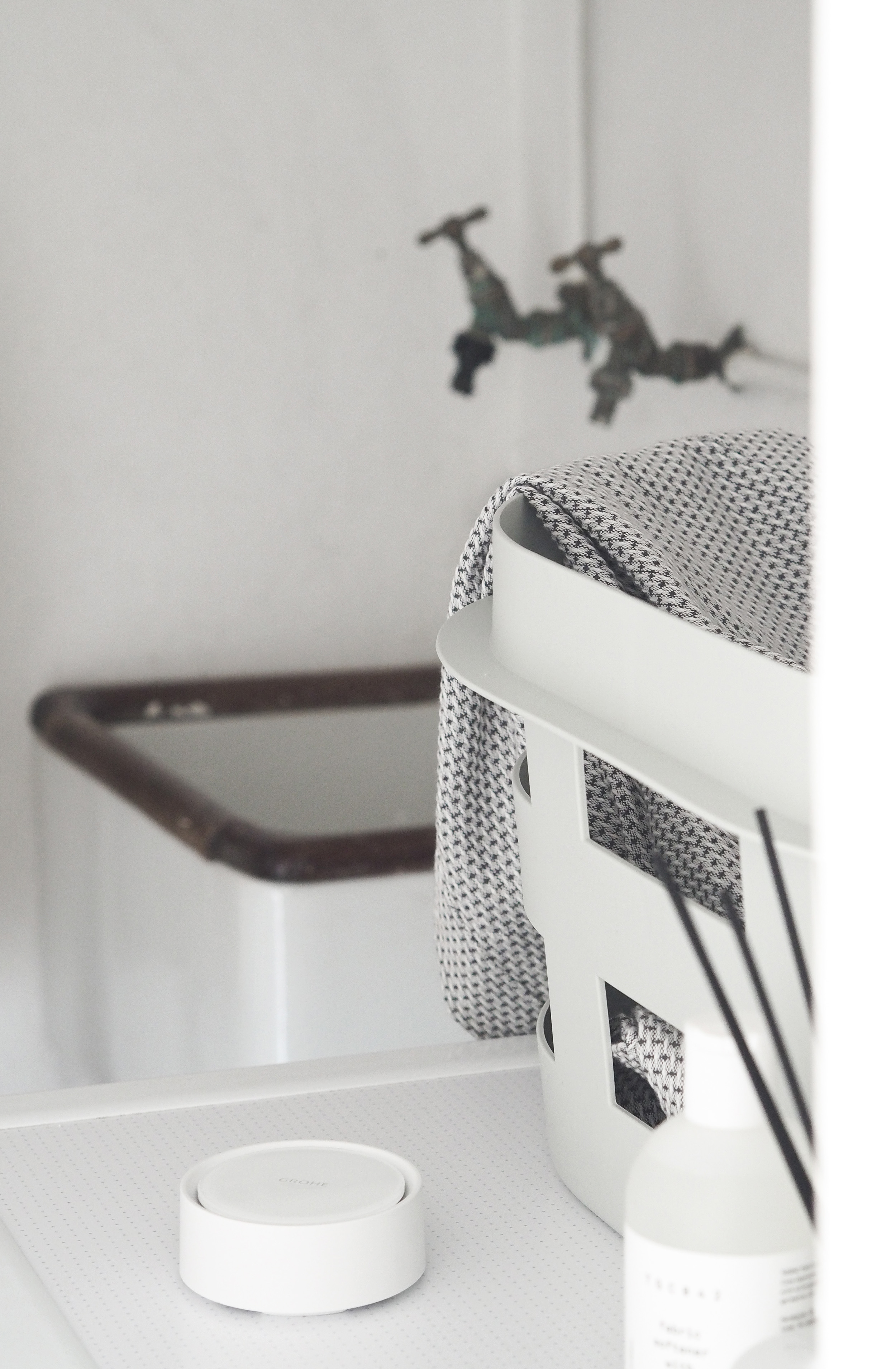 At home, Grohe Sense water sensor 