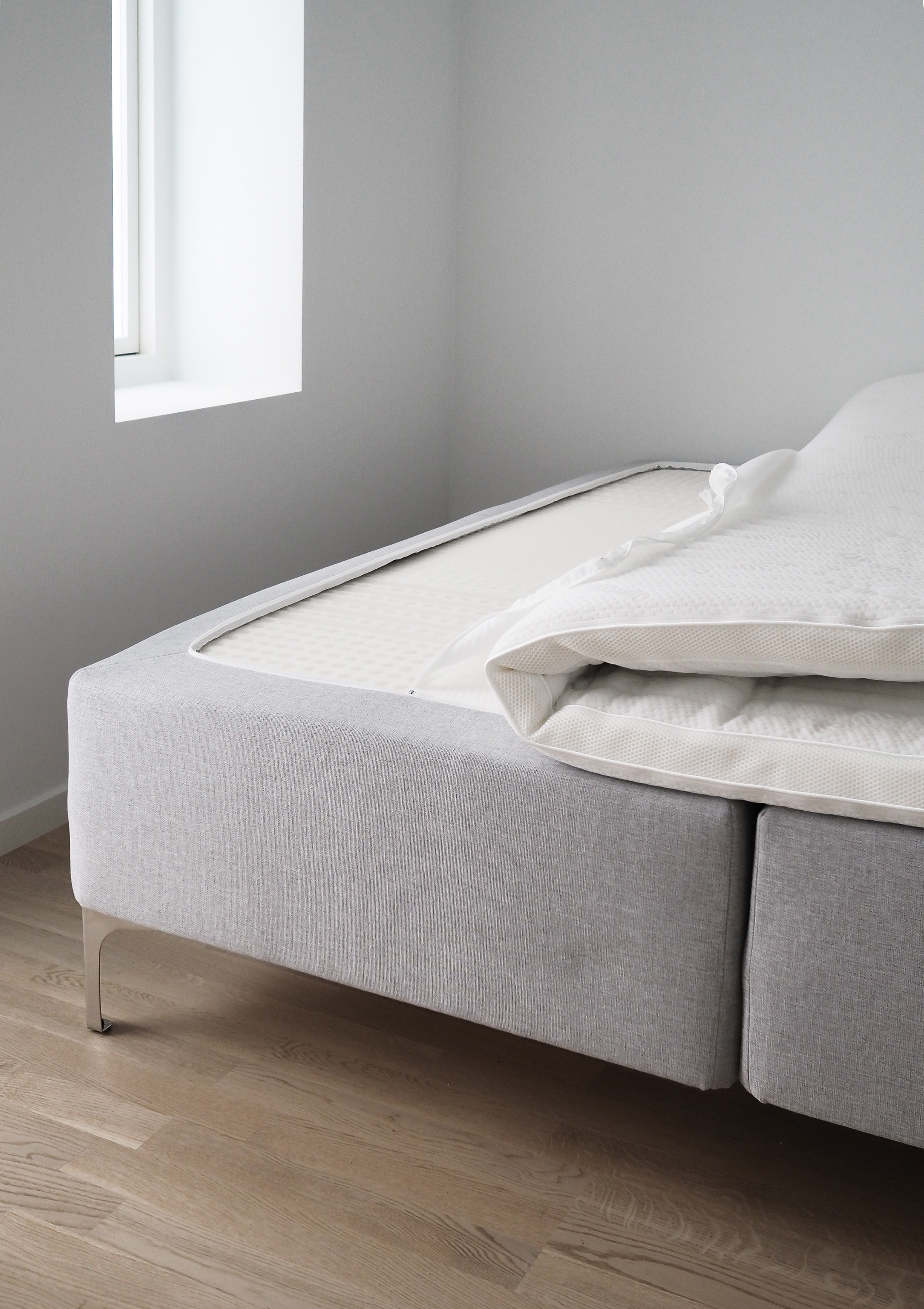 A natural bed for my new Copenhagen home with Dunlopillo