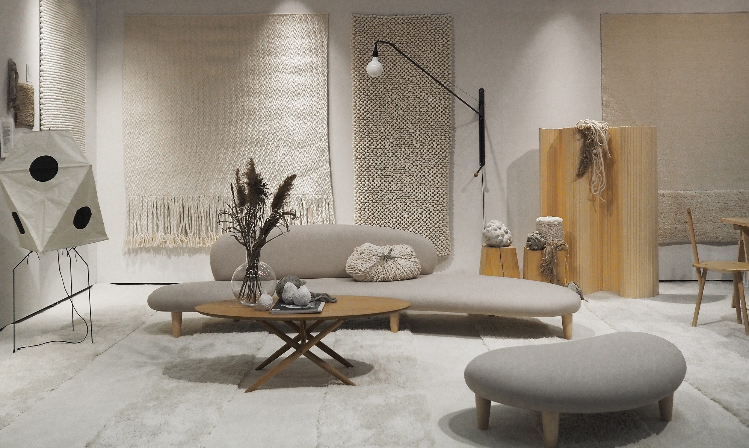 Stockholm Furniture and Light fair 2018, Tisca rugs styled by Lotta Agaton