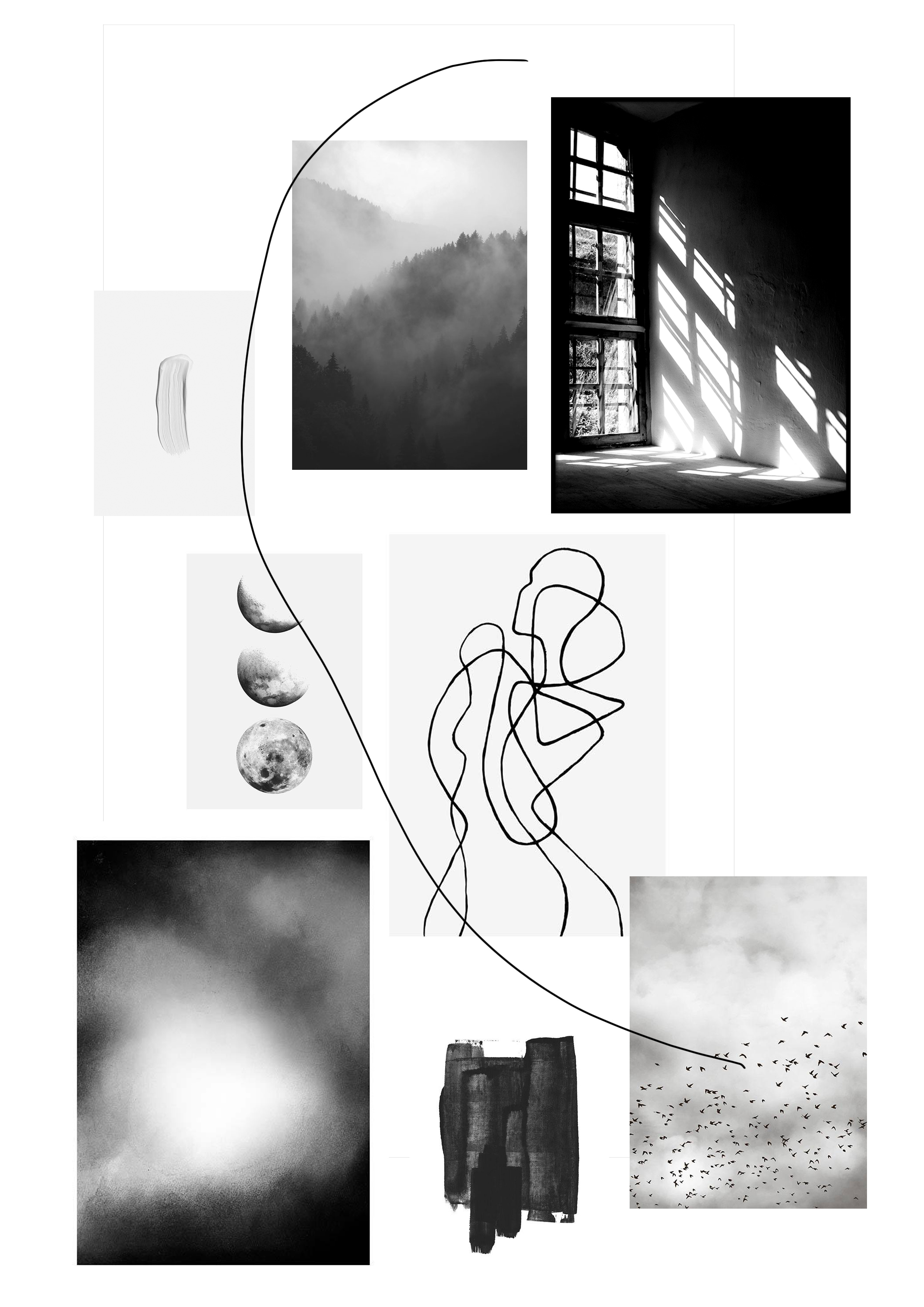 Simple minimalist Scandinavian art prints and frames with Desenio