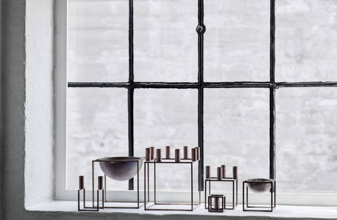 By Lassen's Kubus range in burnished copper