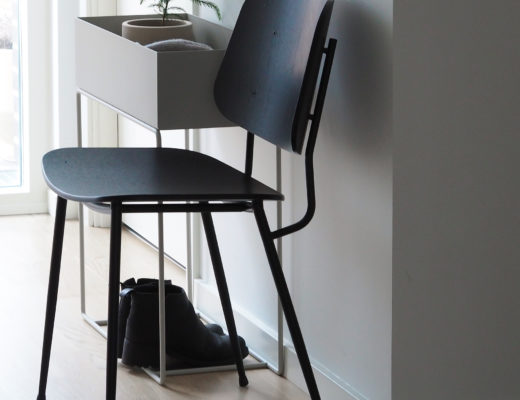 minimalist Scandinavian hallway