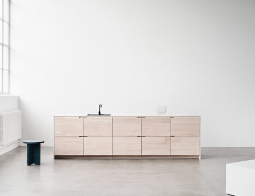 The ultimate minimalist IKEA kitchen hack from Reform using Dinesen wood