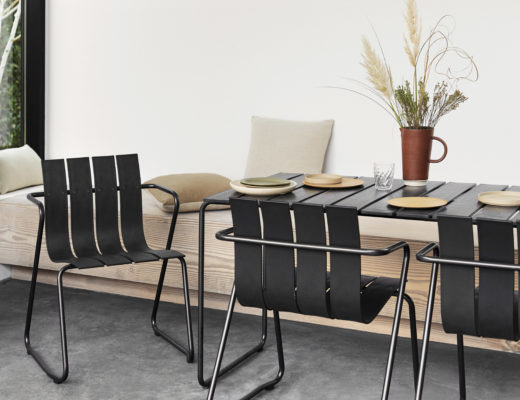 Design classics relaunched - the Ocean collection, garden furniture made from ocean waste.